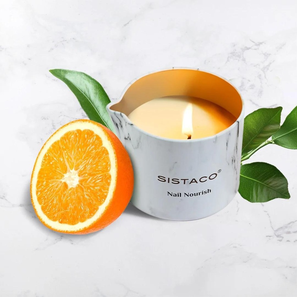 Sistaco Nail Nourish Candle Rose Bergamot 100g